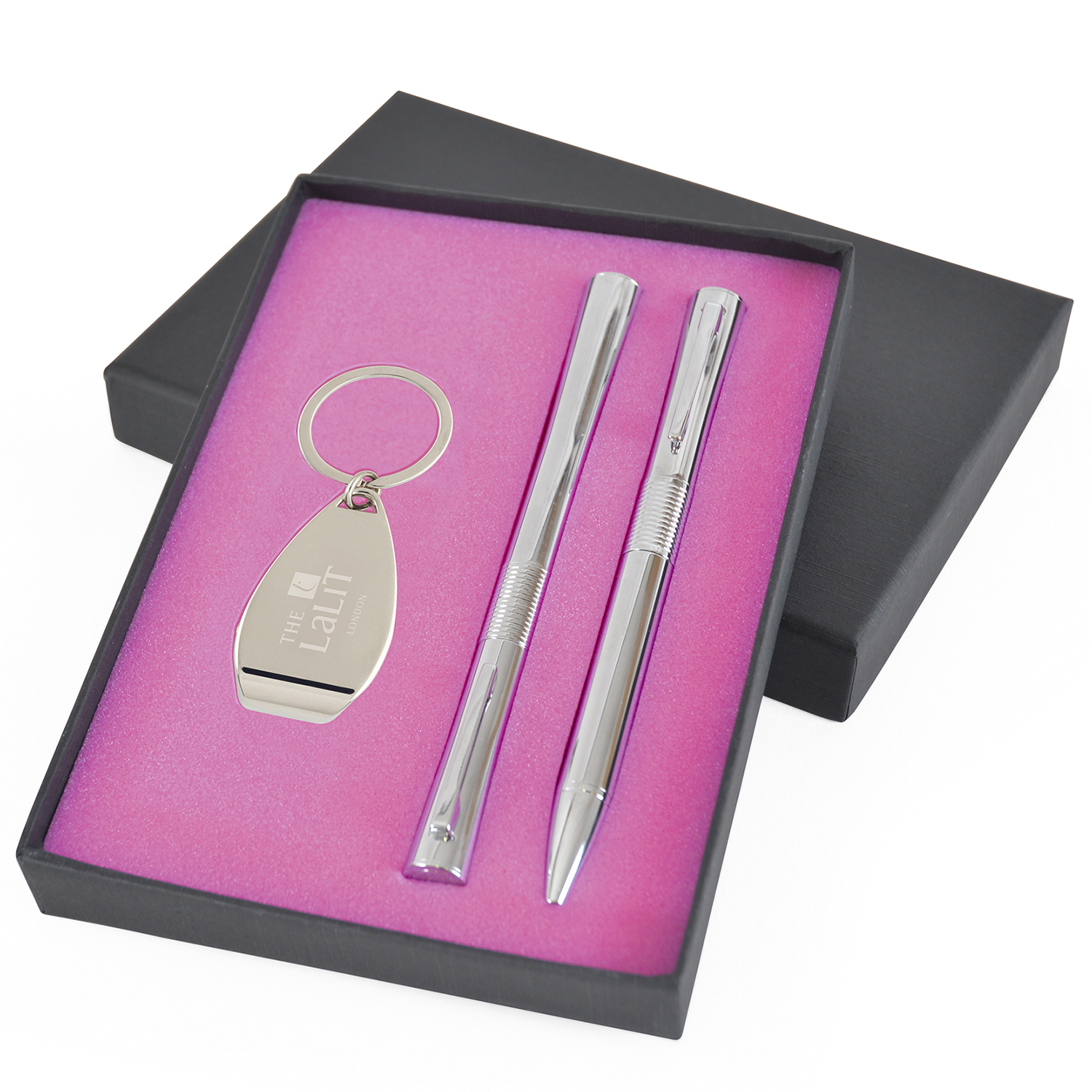 Hi Chrome Pen & Bottle Opener Keyring Sets Total Merchandise